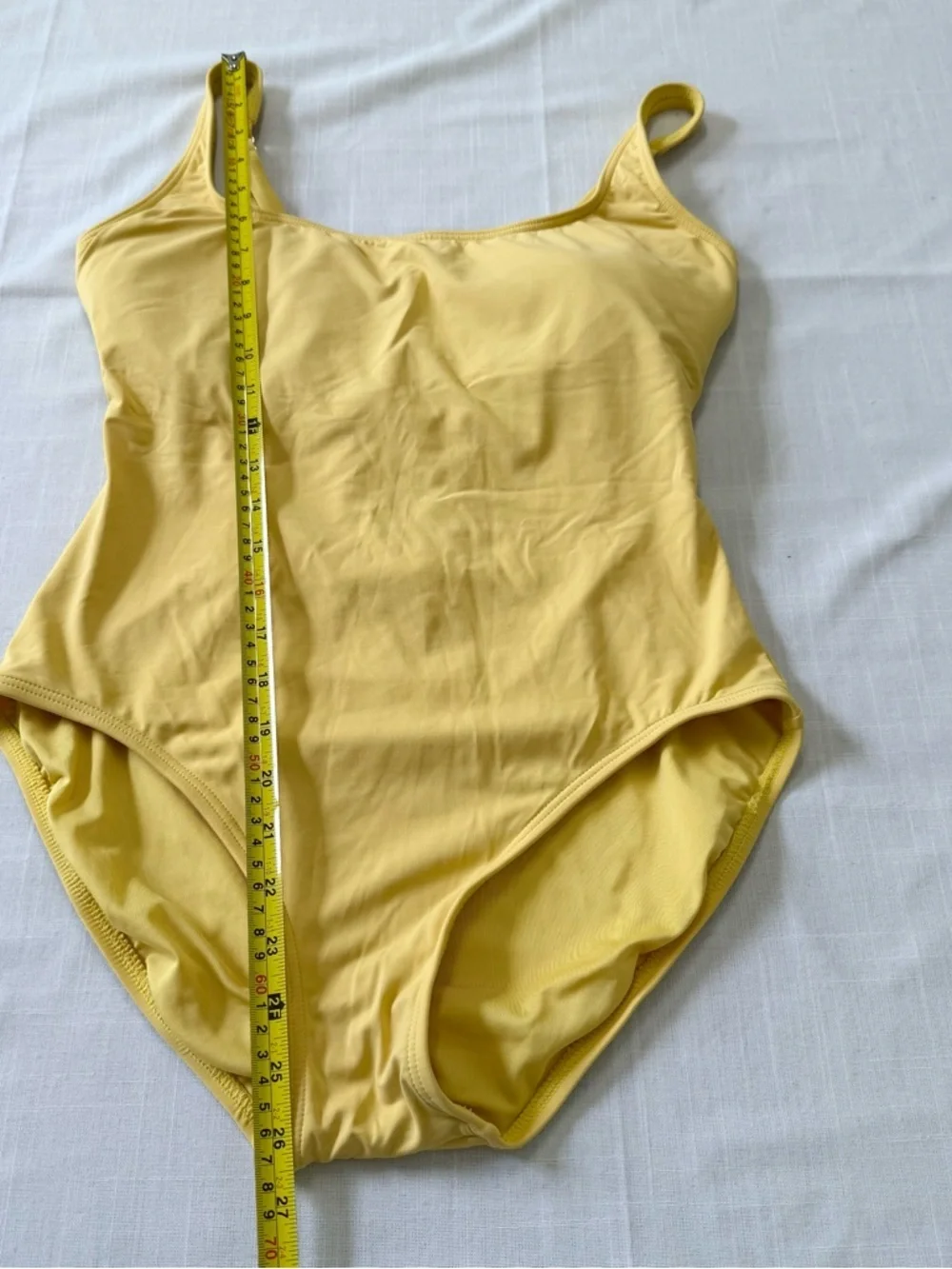 Michael Kors Yellow Lace-up Back One-piece Swimsuit Size 14